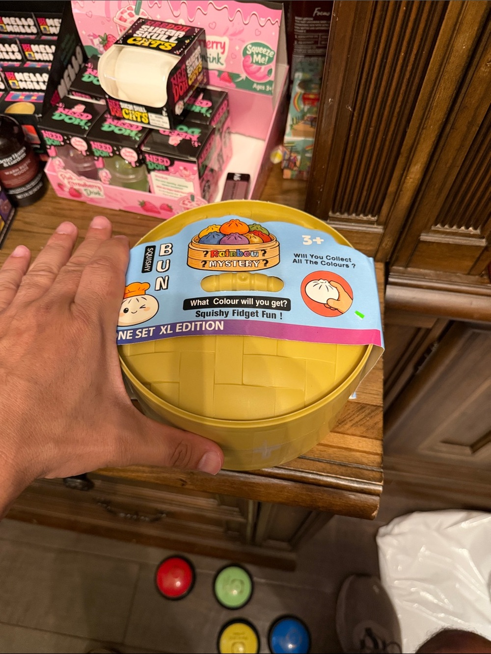 XL Edition  Dumpling Squishy Bun Mystery Toy - Kids Squishy Fidget